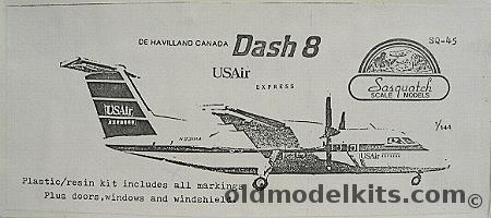 Sasquatch 1/144 Dash 8 US Air Express, SQ-45 plastic model kit